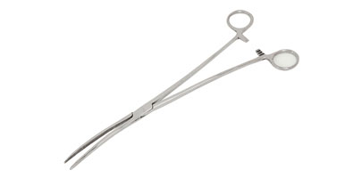 380mm Curved Forceps