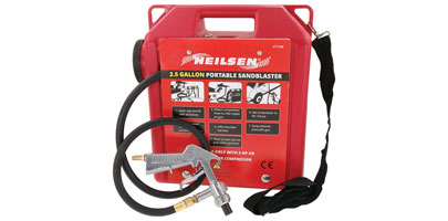 Portable Sandblaster with Shoulder Strap