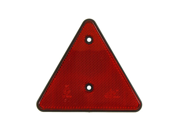 Reflector - Triangular / Red