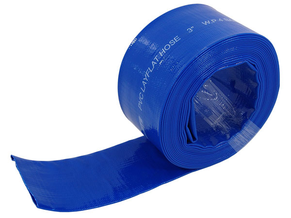 75mm x 10M Blue Lay Flat Hose