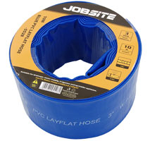 75mm x 10M Blue Lay Flat Hose